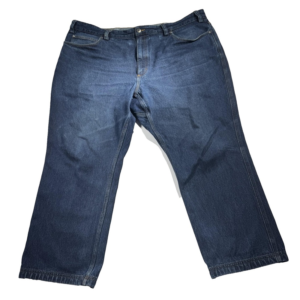 Duluth Trading Co Jeans Mens 44x28 (42x26) Blue Denim Relaxed Fit Workwear